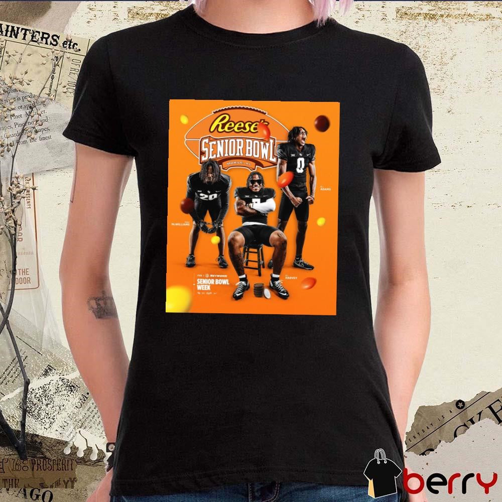Poster BJ Adams Mc Williams RJ Harvey UCF Football The Senior Bowl t-shirt