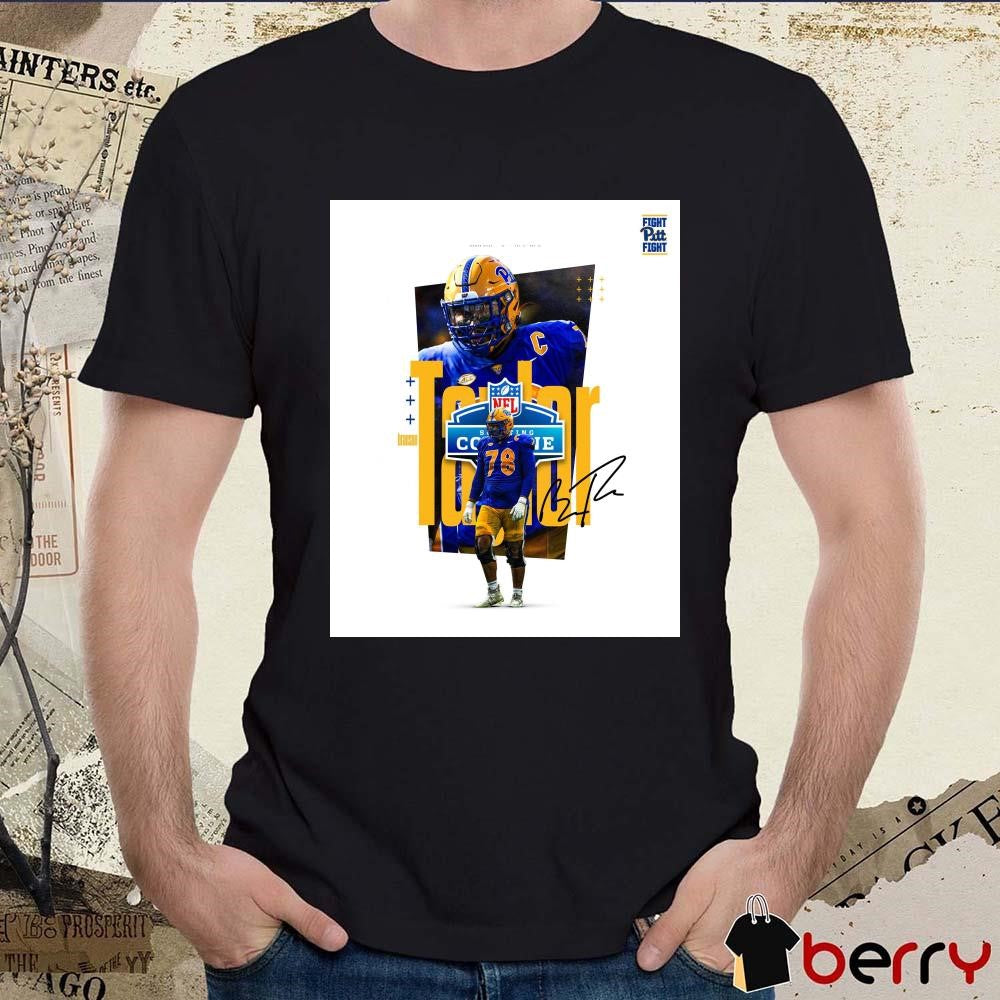 Poster Branson Taylor Pittsburgh Panthers Football 2025 NFL Scouting Combine Fight Pitt Fight Signature t-shirt