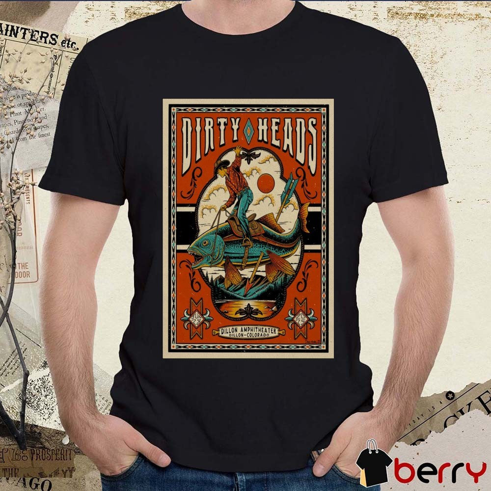Poster Dirty Heads Tour Dillon Amphitheater Dillon Colorado June 28 2025 t-shirt