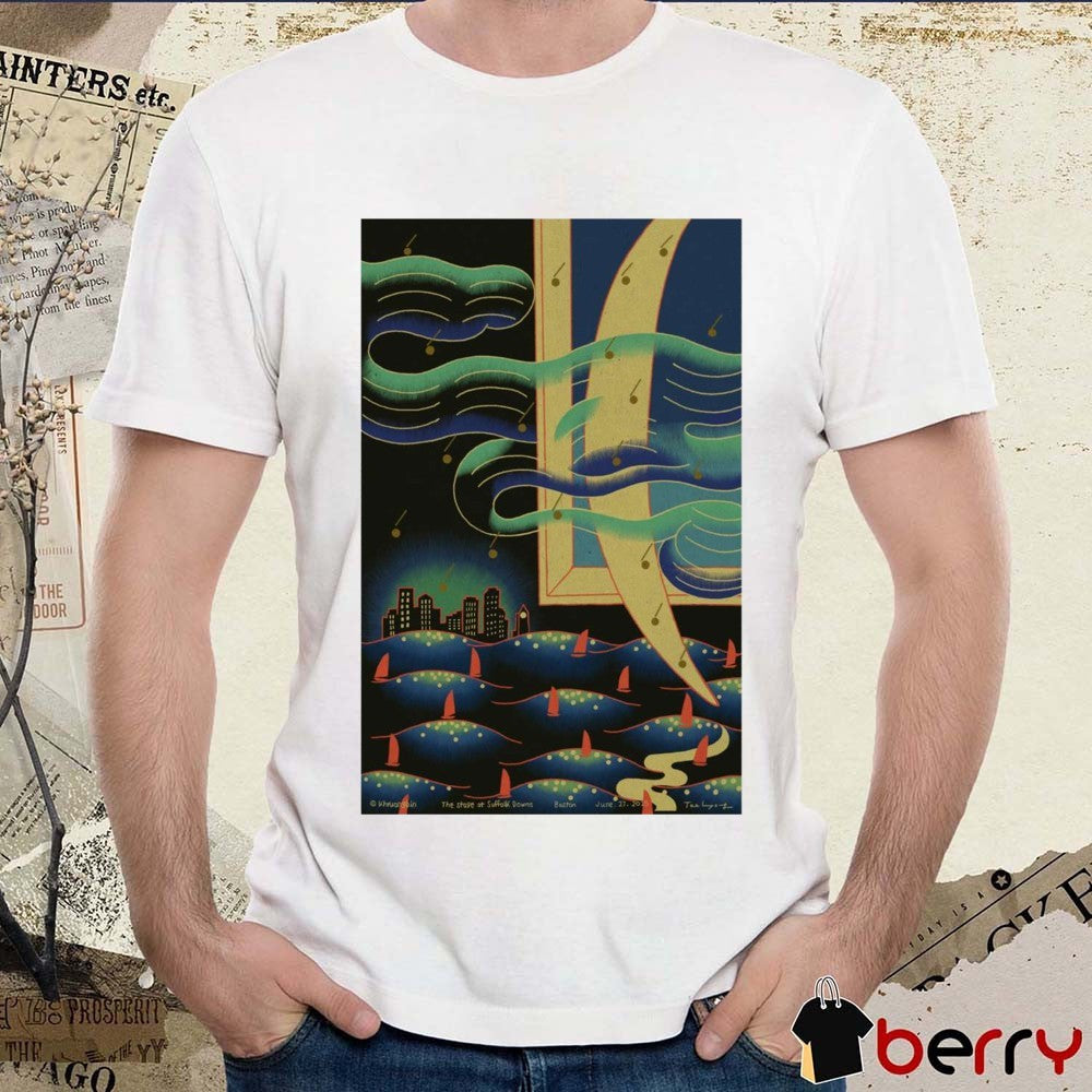 Poster Khruangbin The Stage at Suffolk Downs Boston MA June 27 2025 t-shirt