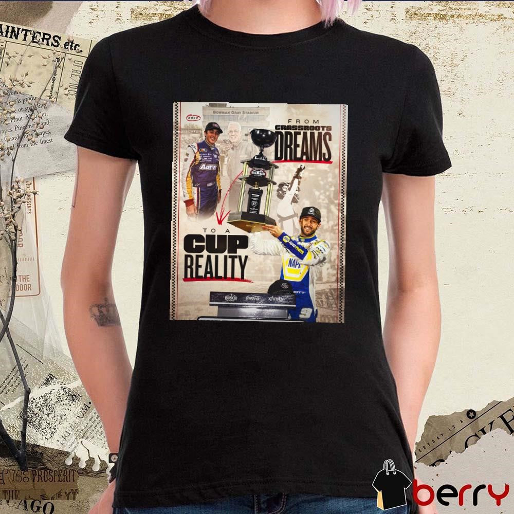 Poster NASCAR Chase Elliott Clash At Bowman Gray Stadium From Grassroots Dreams To A Cup Reality t-shirt