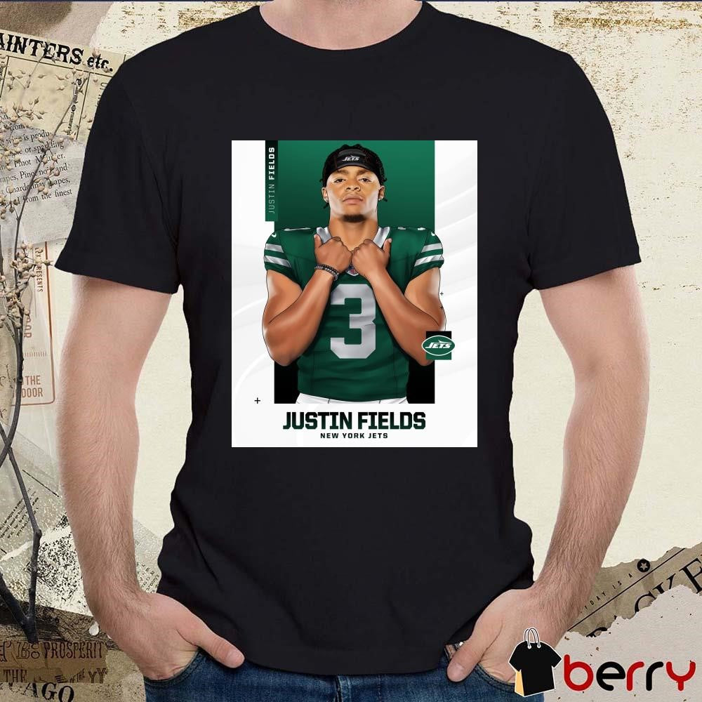 Poster New York Jets Football NFL Football Signing Justin Fields 2025 t-shirt