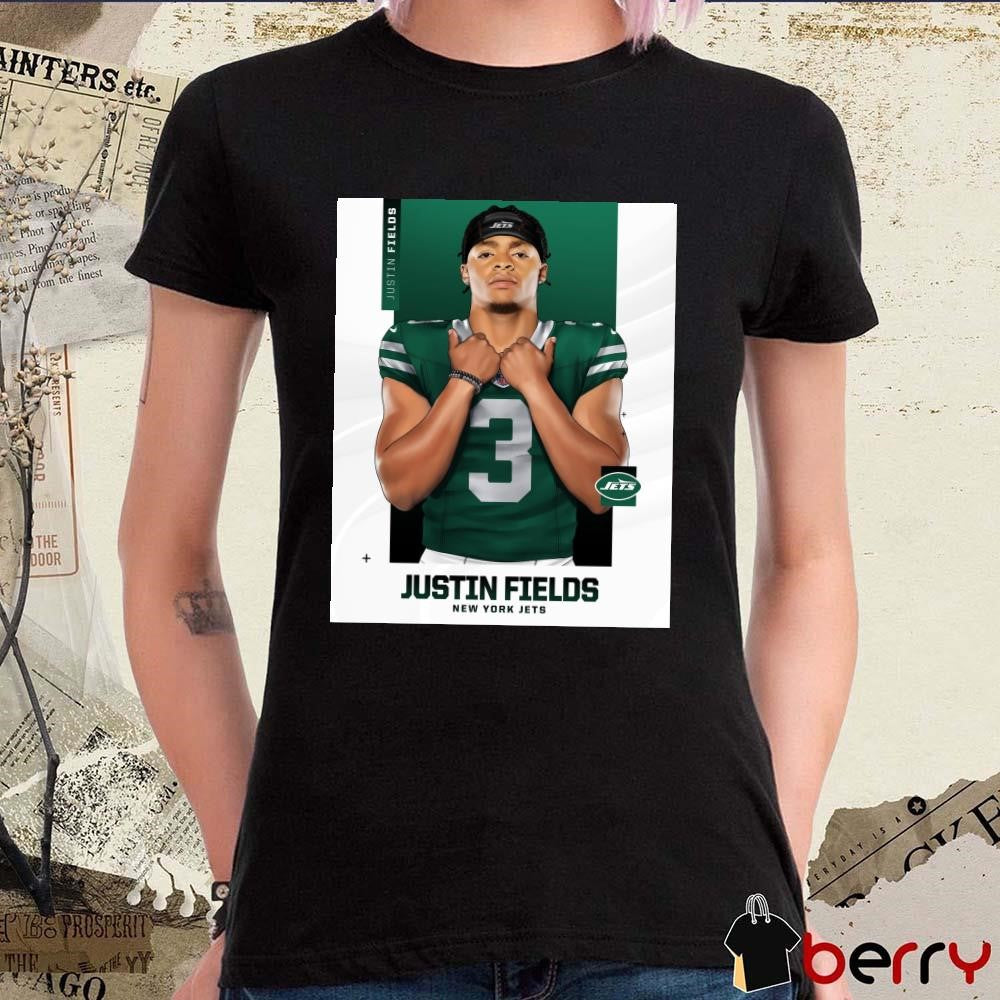 Poster New York Jets Football NFL Football Signing Justin Fields 2025 t-shirt