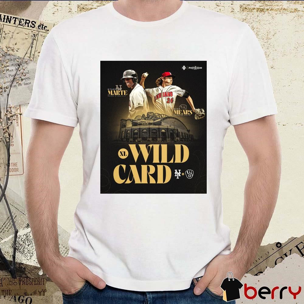 Poster New York Mets vs Milwaukee Brewers MLB NL Wild Card Players t-shirt