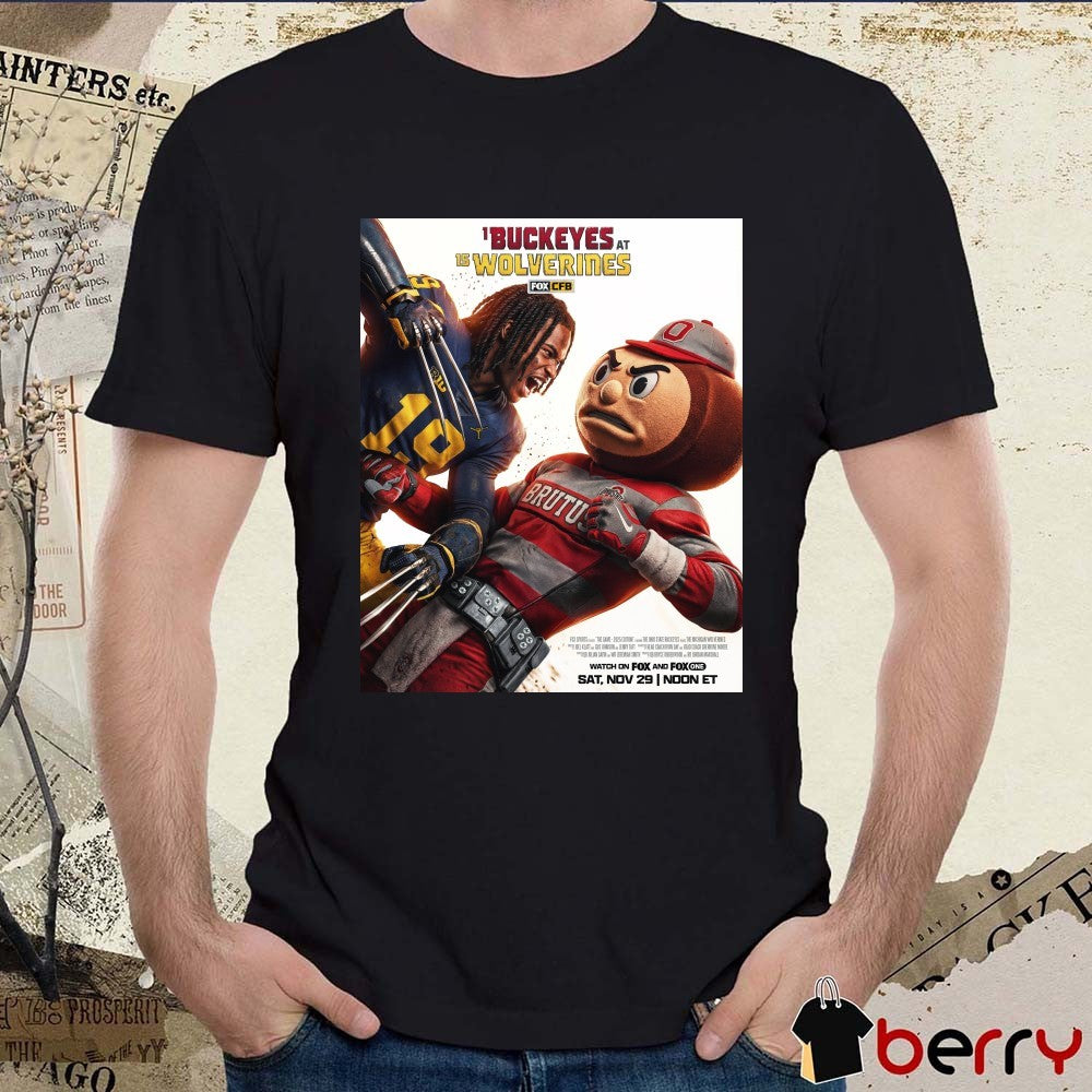 Poster Ohio State Buckeyes Vs Bryce Underwood Michigan Wolverines Saturday November 29, 2025 t-shirt