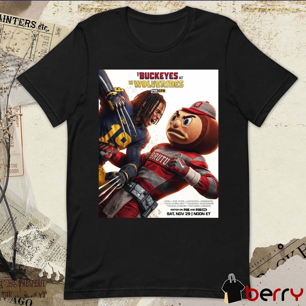 Poster Ohio State Buckeyes Vs Bryce Underwood Michigan Wolverines Saturday November 29, 2025 t-shirt