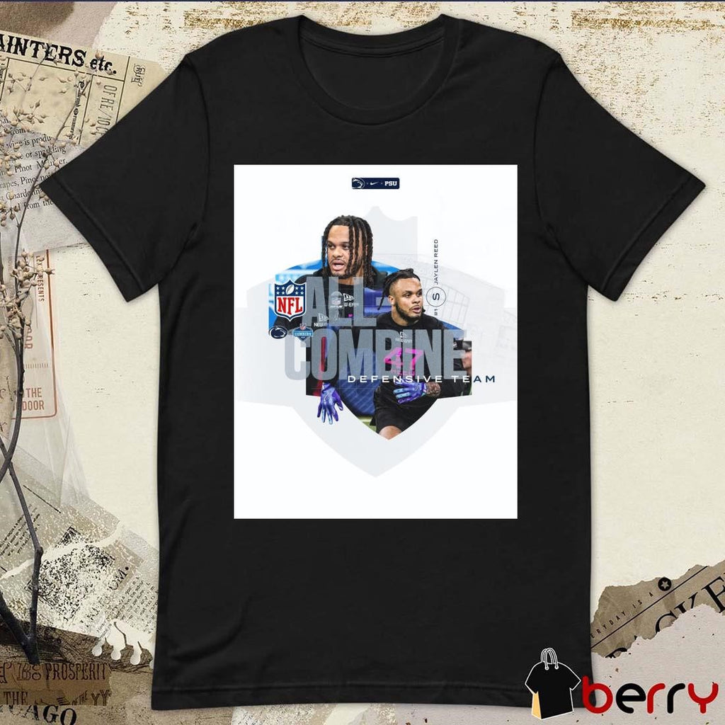 Poster Penn State football Jay Reed All-Combine Defensive Team NFL Scouting Combine t-shirt