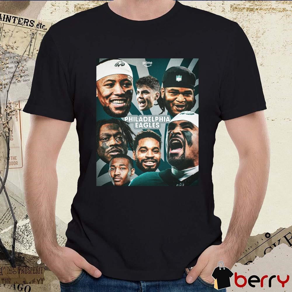 Poster Philadelphia Eagles Football Fly Eagles Fly Reign Supreme On Sunday Super Bowl LIX t-shirt