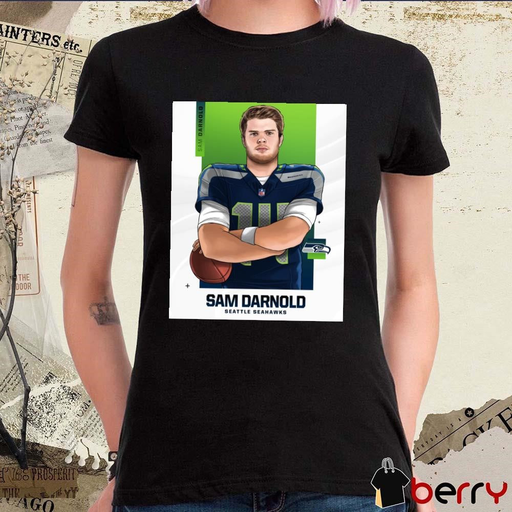 Poster Seattle Seahawks Football NFL Signing Sam Darnold Painting t-shirt