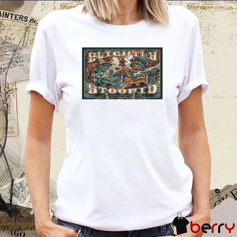 Poster Slightly Stoopid Step Into The Sun Summer Tour Charleston SC June 15 2025 Credit One Stadium t-shirt