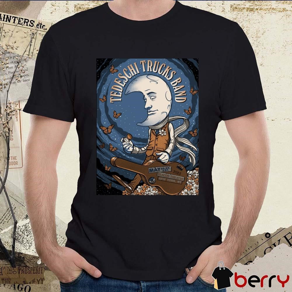 Poster Tedeschi Trucks Band Beacon Theatre May 22-23-24 2025 New York, NY Concert t-shirt