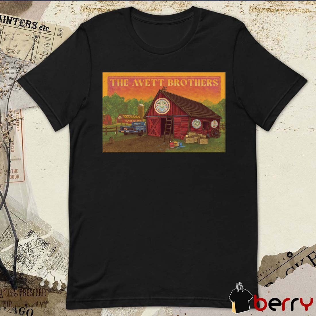 Poster The Avett Brothers August 2 2025 Musikfest At PNC Plaza in Bethlehem PA t-shirt