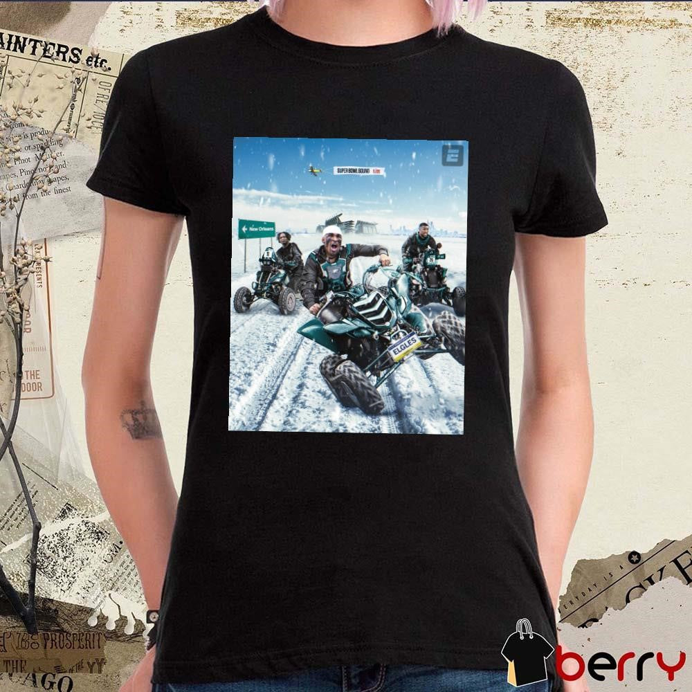Poster The Eagles Are Riding Off To The Super Bowl NFL Philadelphia Eagles Win Washington Commanders t-shirt