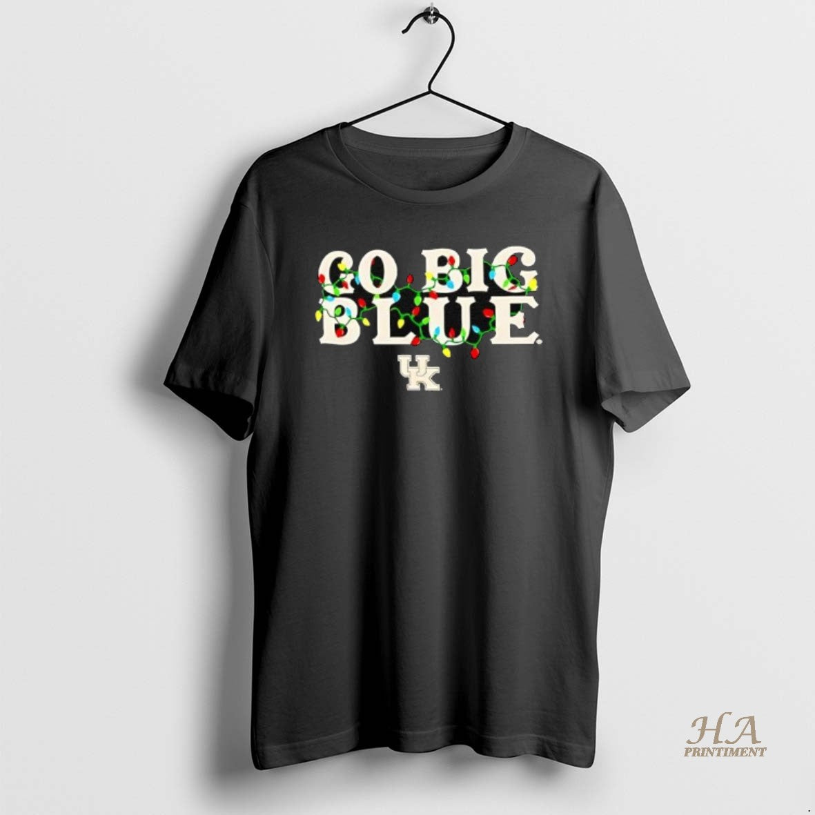 Official Premium Kentucky Wildcats Go Big Blue String Lights Christmas T-Shirts, Hoodie, Sweatshirt | InkNestWear.com