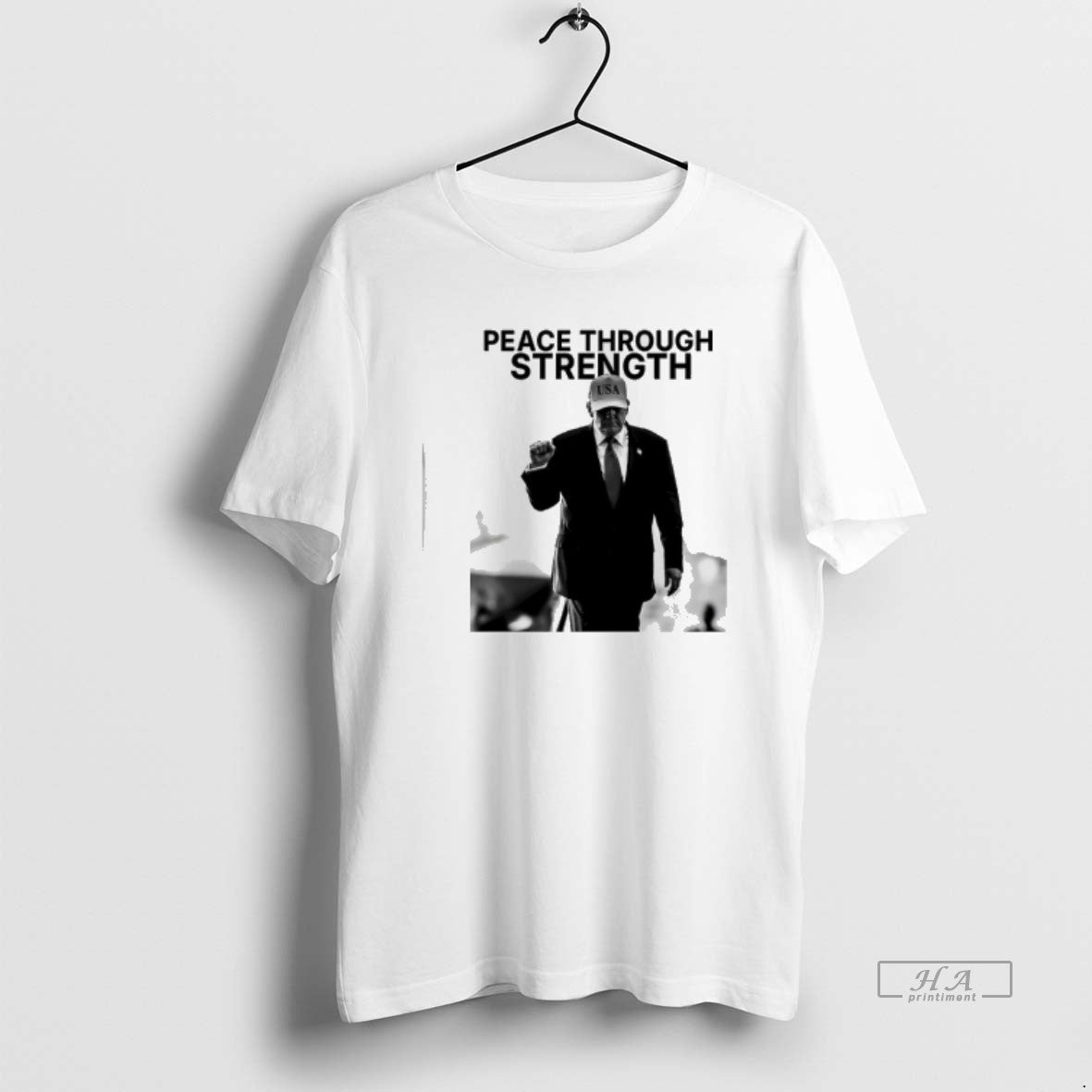 Official President Trump Peace Through Strength T-Shirts, Hoodie, Sweatshirt | InkNestWear.com