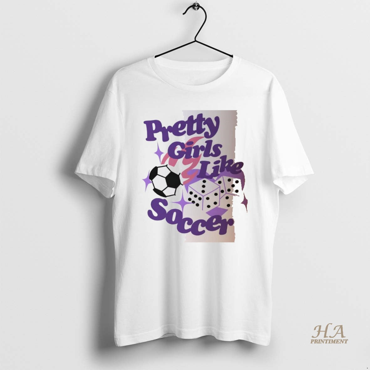 Official Pretty Girls Like Soccer Ball And Dice T-Shirts, Hoodie, Sweatshirt | InkNestWear.com