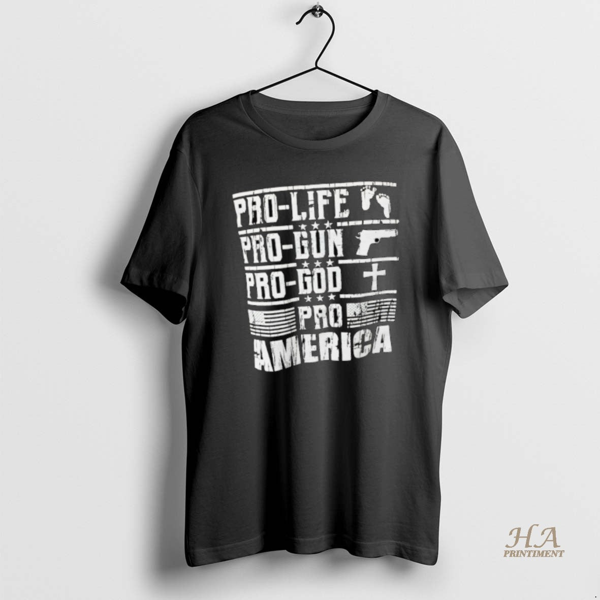 Official Pro Life Pro Gun Pro God Pro America Republican Political Graphic T-Shirts, Hoodie, Sweatshirt | InkNestWear.com