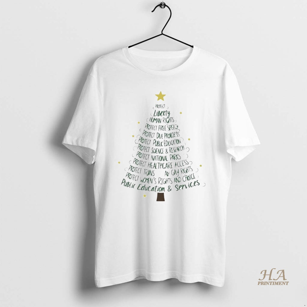 Official Protect Democracy Christmas Tree T-Shirts, Hoodie, Sweatshirt | InkNestWear.com