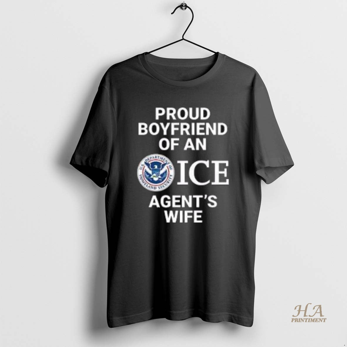 Official Proud Boyfriend Of An Ice Agents Wife 2025 T-Shirts, Hoodie, Sweatshirt | InkNestWear.com