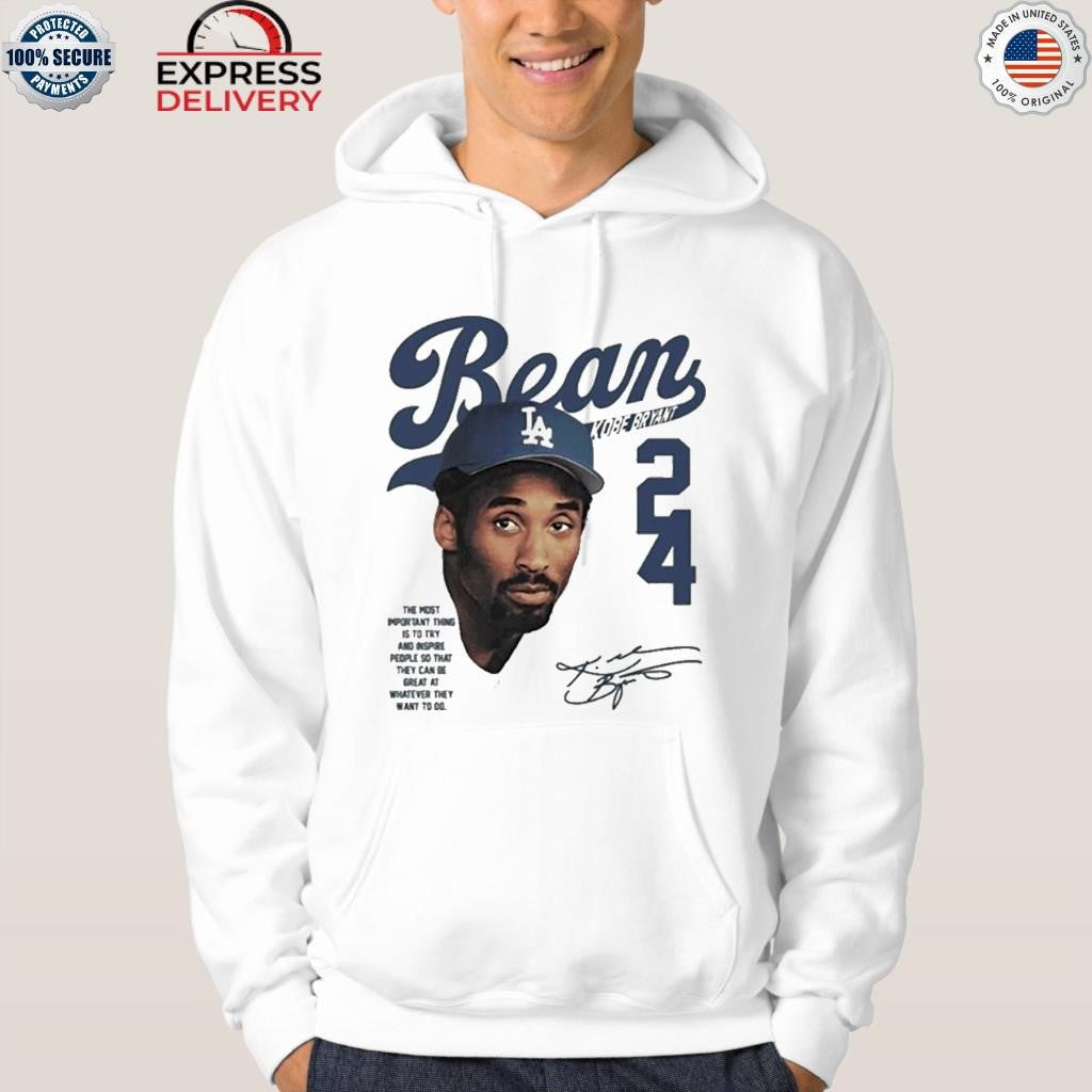 Puka Nacua Bean Kobe Bryant Dodgers 24 Black Mamba Shirt