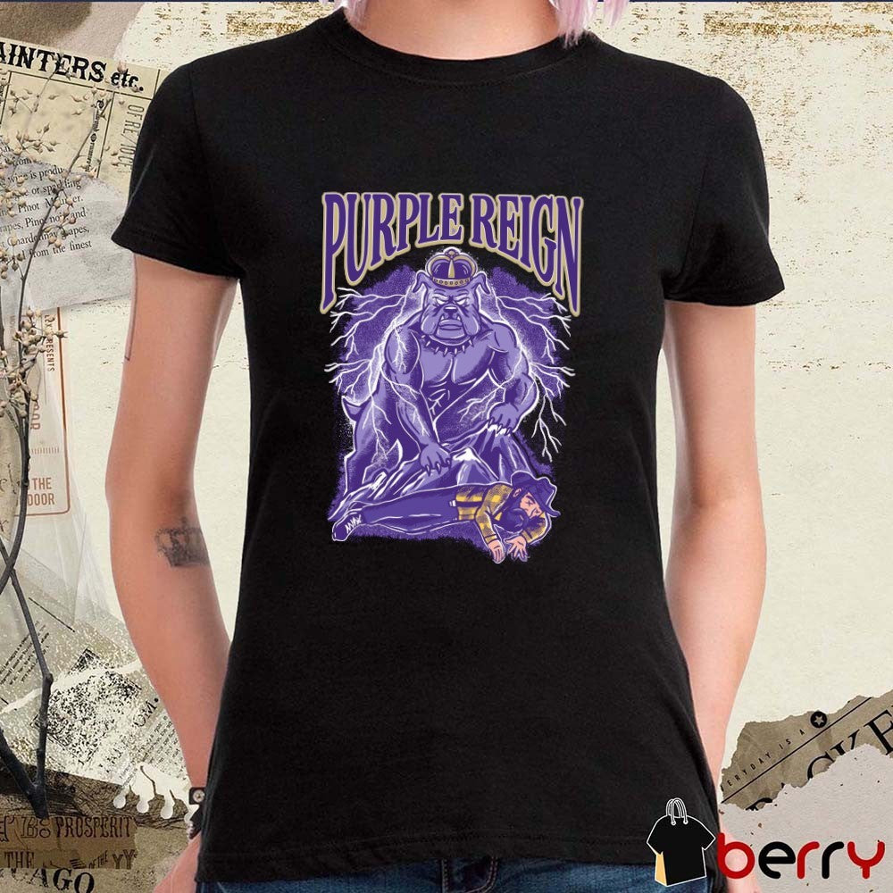 Purple Reign James Madison Dukes Vs Appalachian State Mountaineers Mascot t-shirt