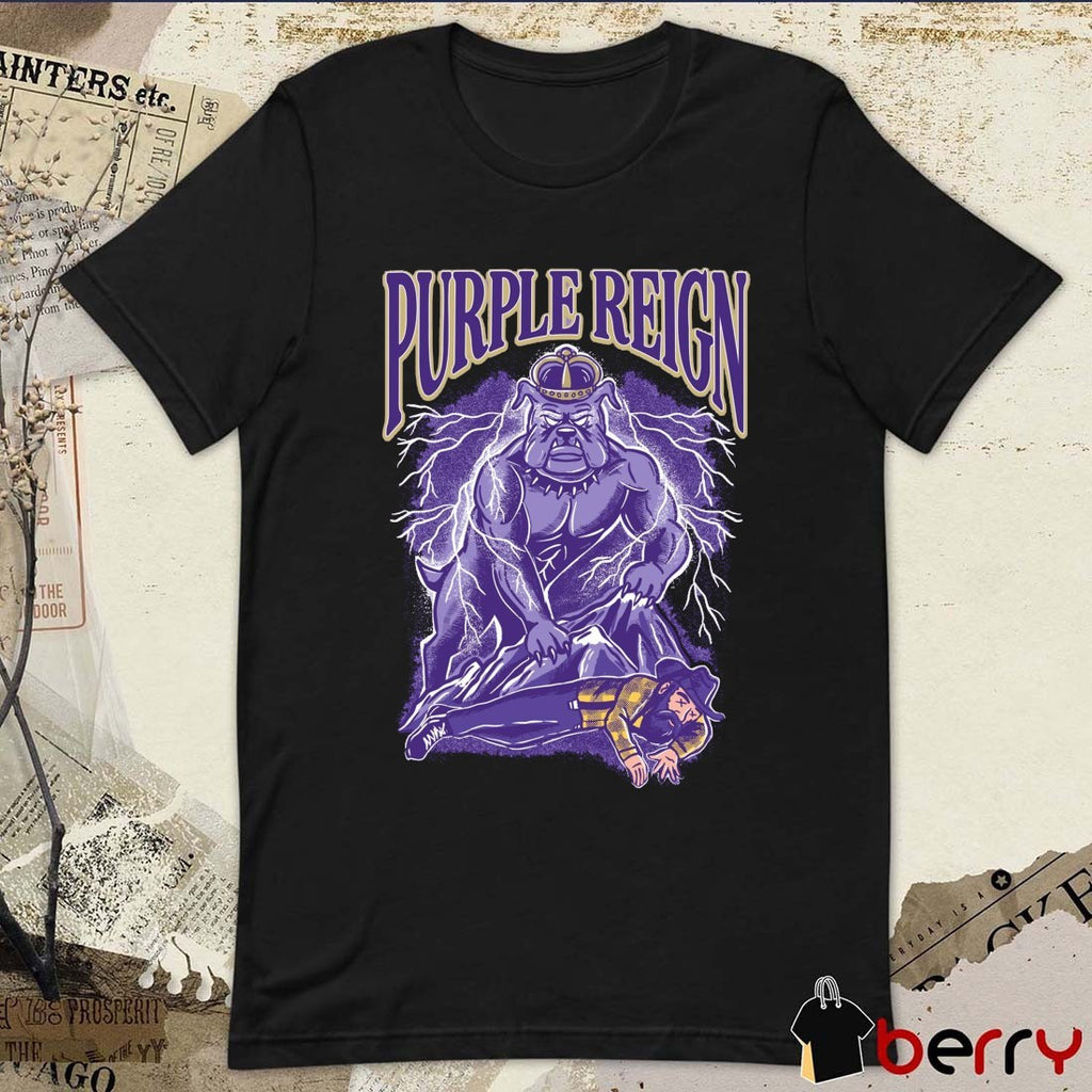 Purple Reign James Madison Dukes Vs Appalachian State Mountaineers Mascot t-shirt