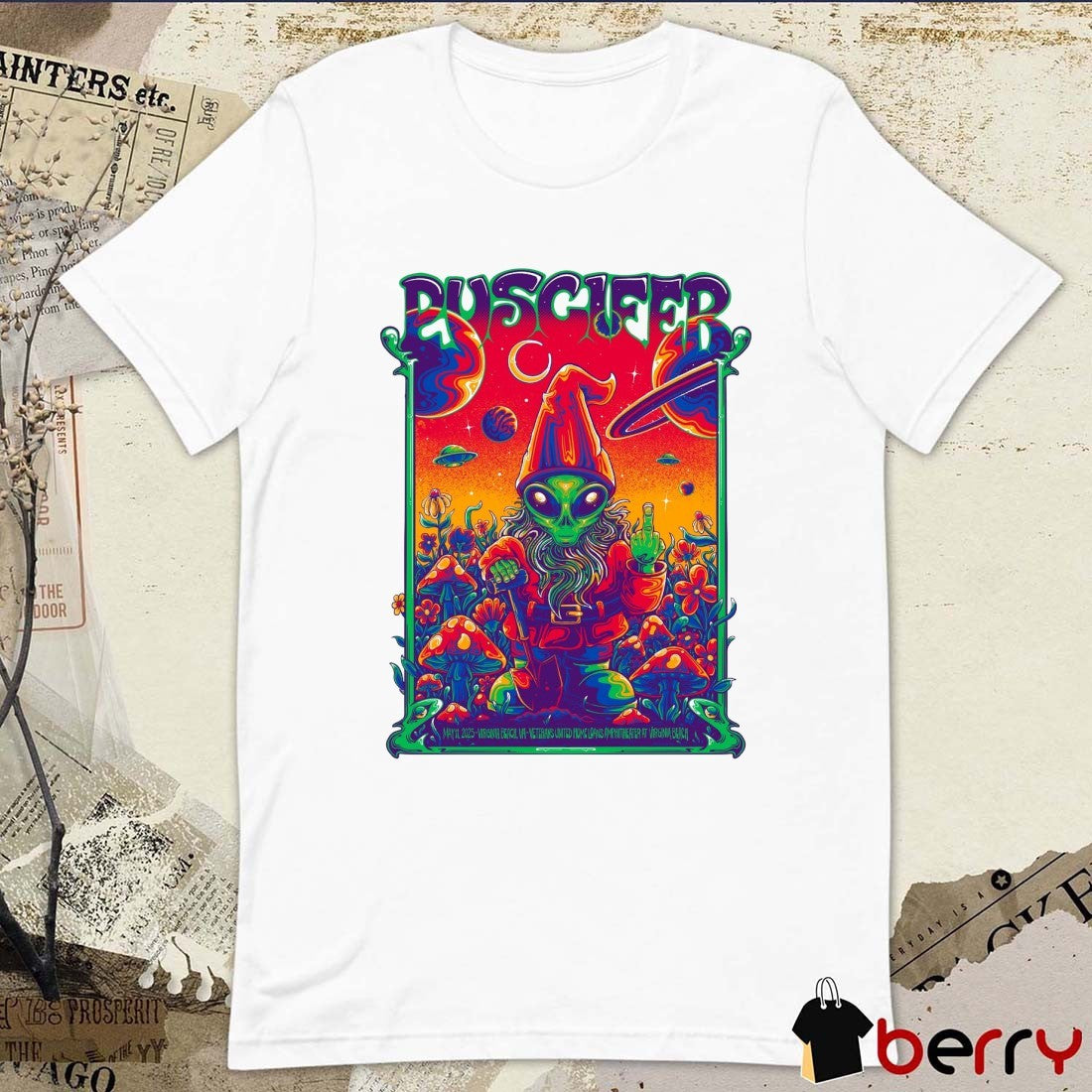 Puscifer May 11 2025 Virginia Beach Virginia Veterans United Home Loans Amphitheater At Virginia Beach t-shirt