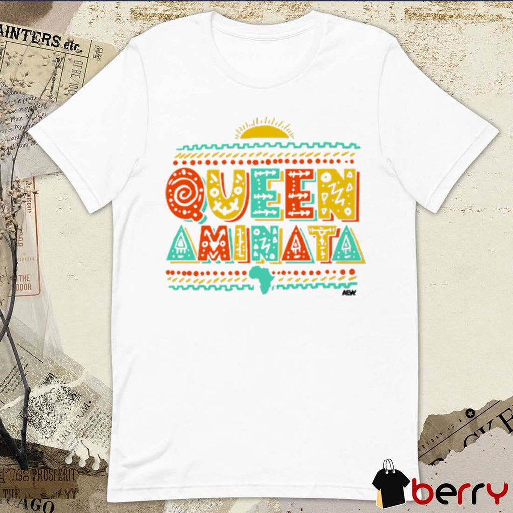 Queen Aminata Iconography AEW 2025 t-shirt