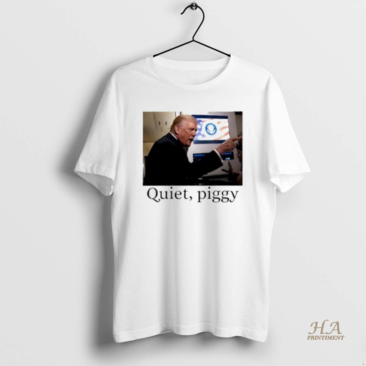 Official Quiet Piggy Trump Funny T-Shirts, Hoodie, Sweatshirt | InkNestWear.com