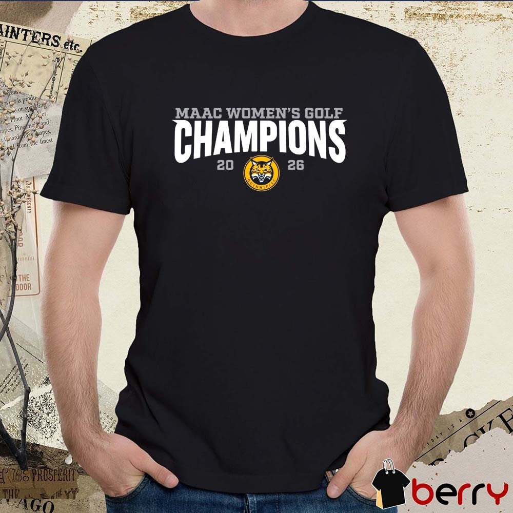 Quinnipiac University 2026 MAAC Women’s Golf Champions t-shirt