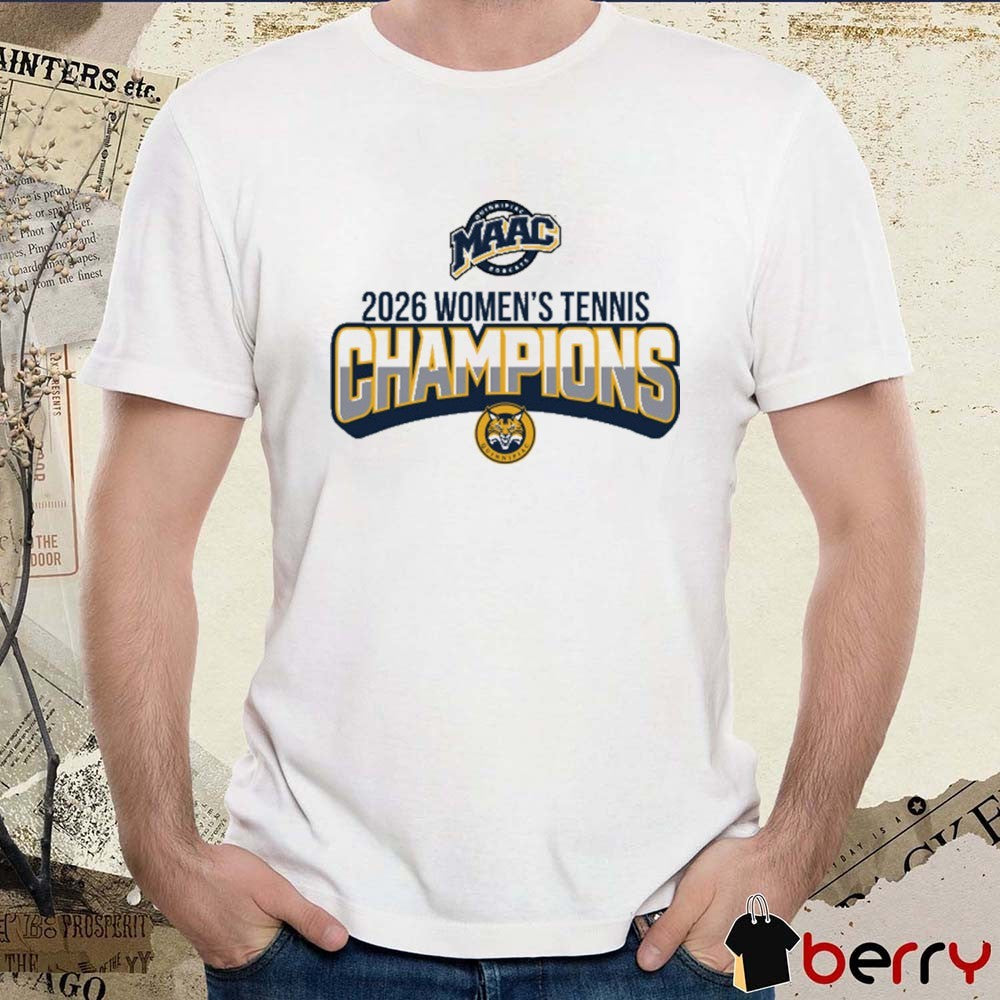 Quinnipiac University 2026 MAAC Women’s Tennis Champions t-shirt