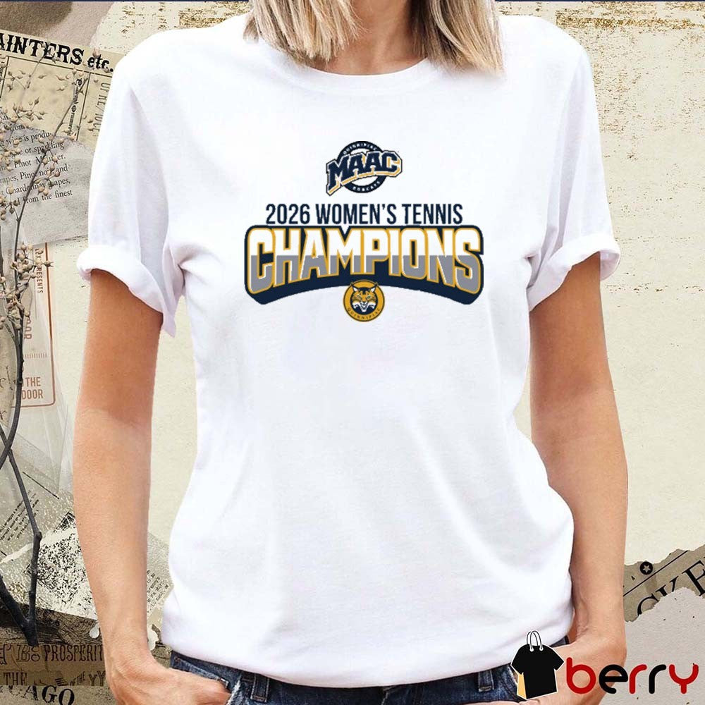Quinnipiac University 2026 MAAC Women’s Tennis Champions t-shirt