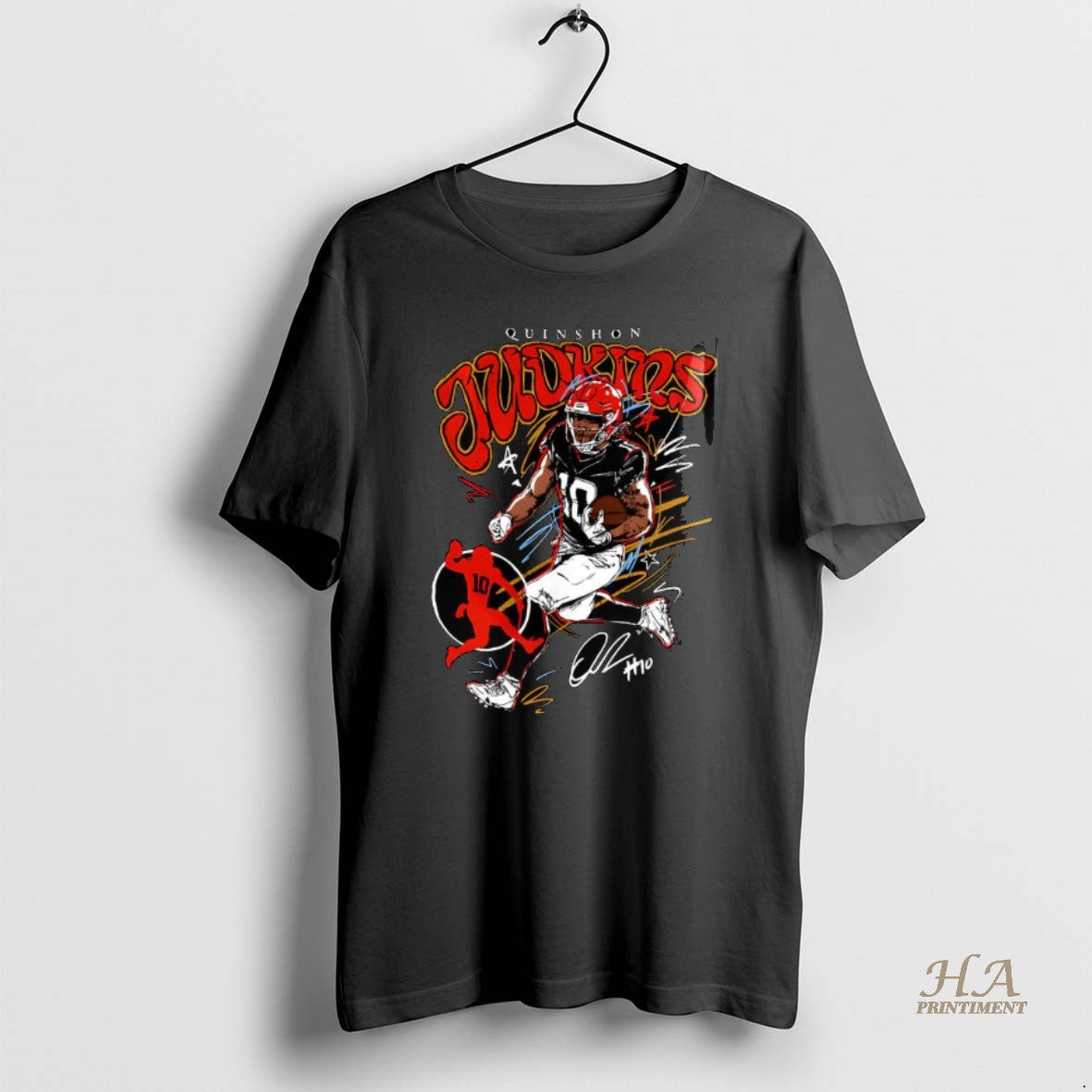 Official Quinshon Judkins Cleveland Browns Football Scribble Signature T-Shirts, Hoodie, Sweatshirt | InkNestWear.com