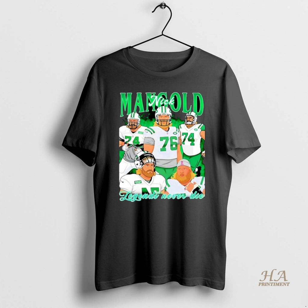 Official Rip Nick Mangold Legends Never Die Ny Jets Graphic T-Shirts, Hoodie, Sweatshirt | InkNestWear.com