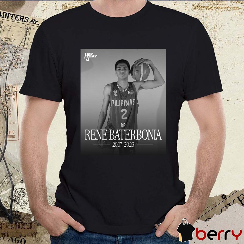 RIP Rene Baterbonia 2007 – 2026 Hoopjunkie Poster t-shirt