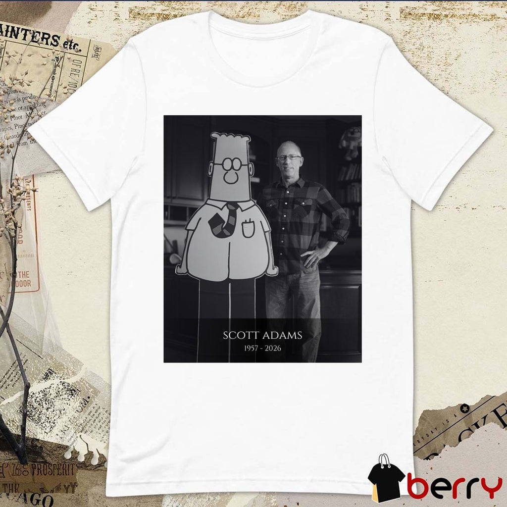 RIP Scott Adams Adams Has Died At Age 68 1957-2026 Poster t-shirt