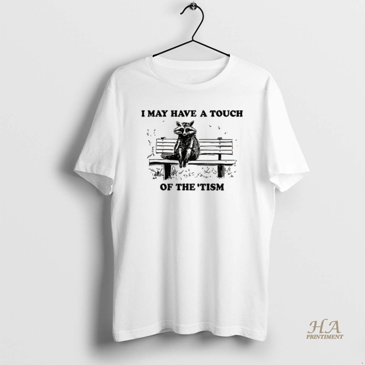 Official Raccoon I May Have A Touch Of The Tism Vintage T-Shirts, Hoodie, Sweatshirt | InkNestWear.com