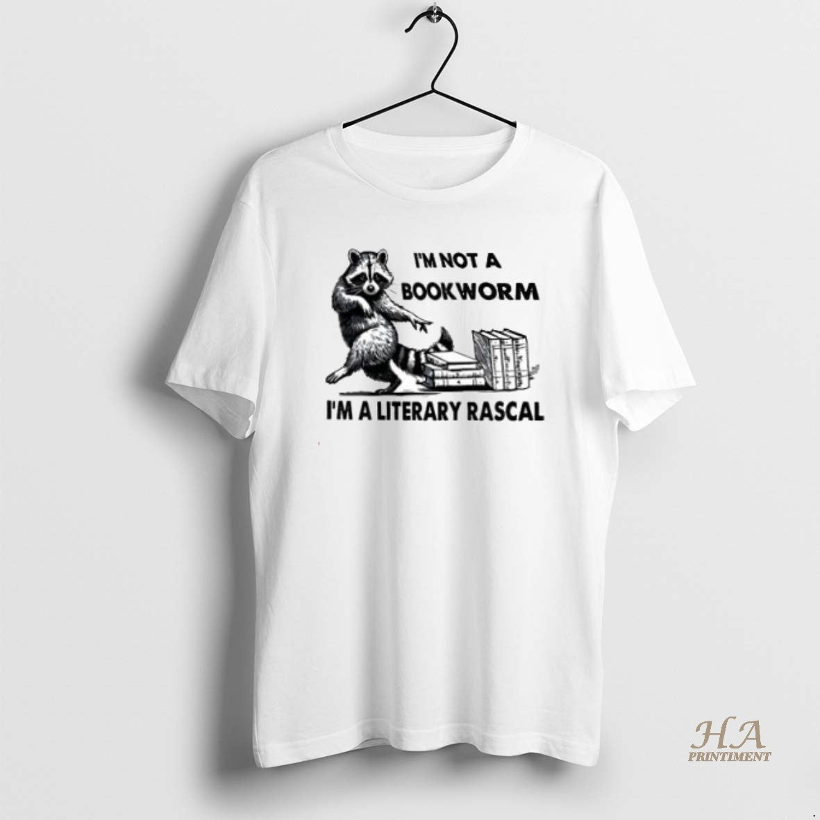 Official Raccoon Im Not A Bookworm Im A Literary Rascal T-Shirts, Hoodie, Sweatshirt | InkNestWear.com