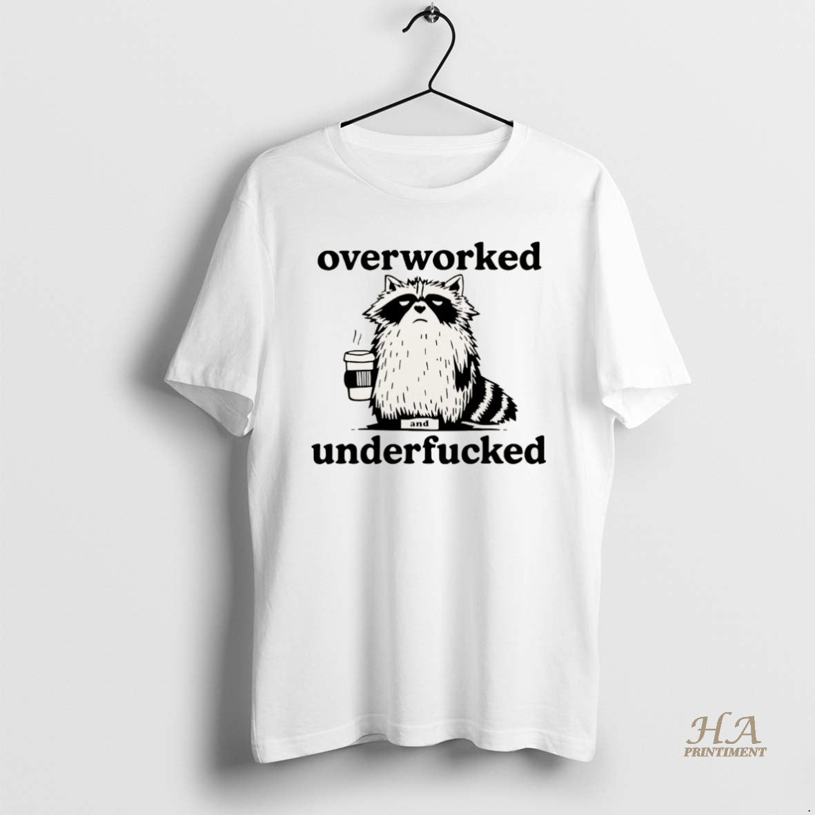 Official Raccoon Overworked And Underfucked Christmas T-Shirts, Hoodie, Sweatshirt | InkNestWear.com