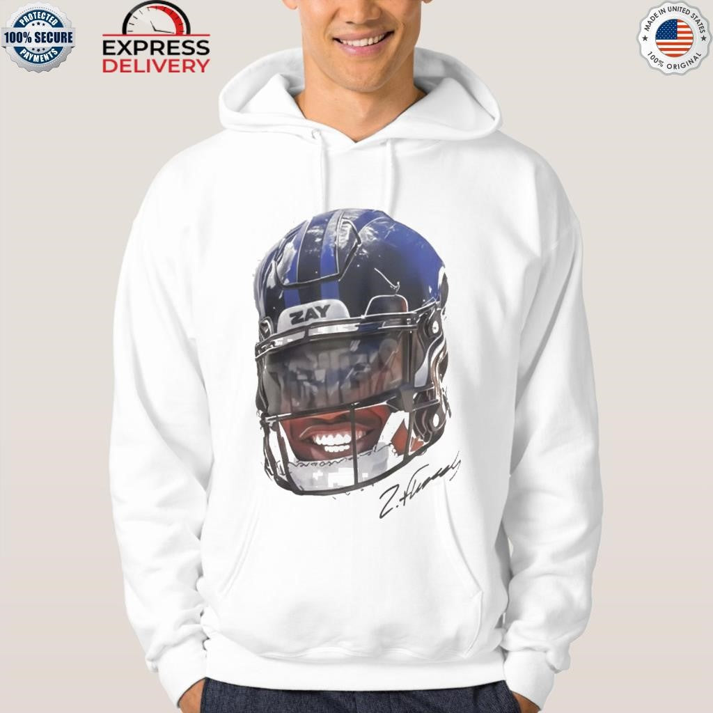 Ravens Zay Flowers Helmet Signature Shirt