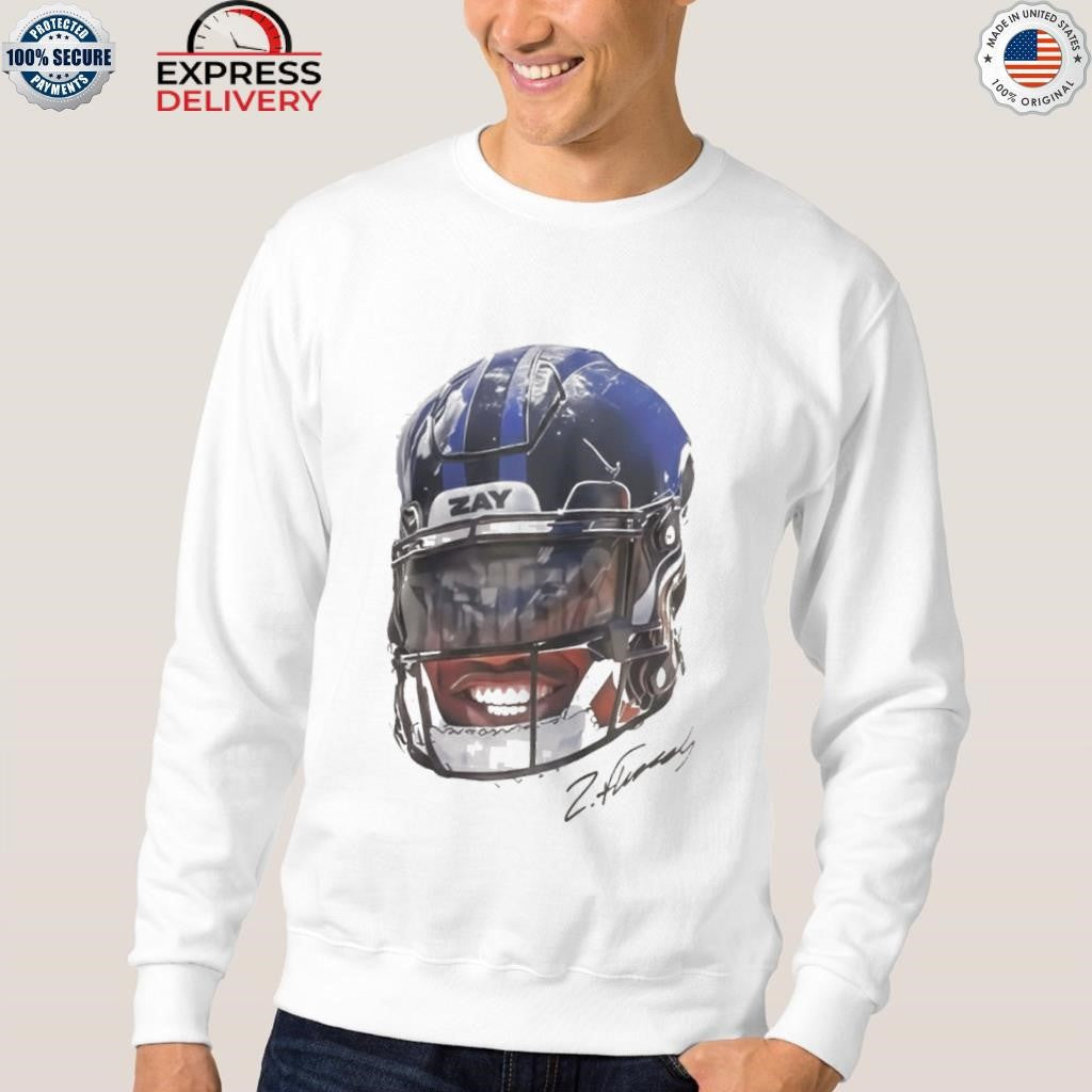 Ravens Zay Flowers Helmet Signature Shirt