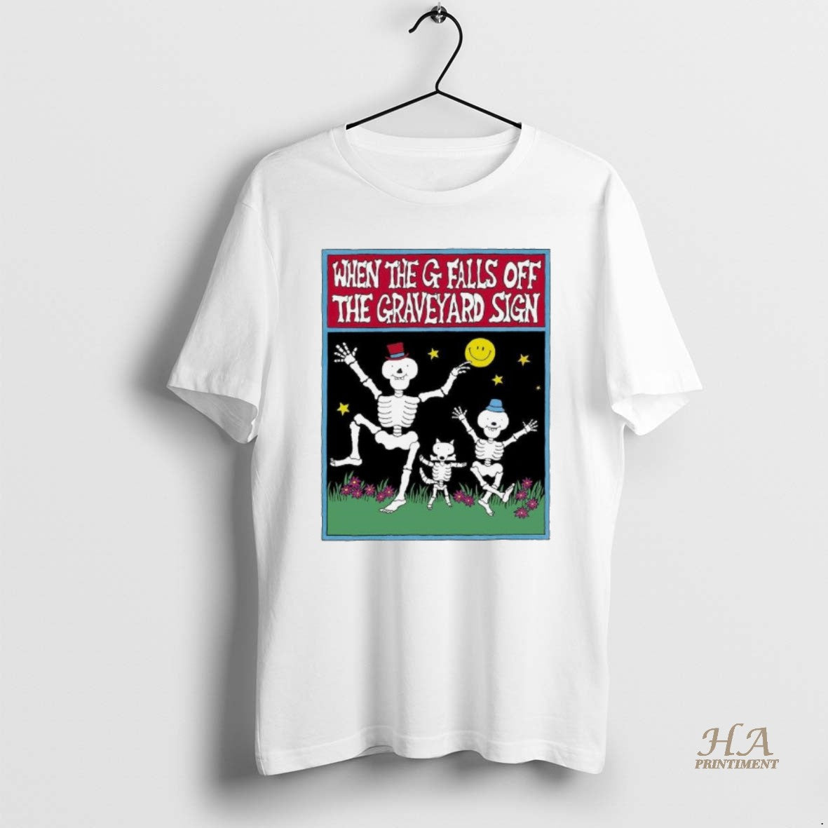 Official Raveyard When The G Falls Off The Graveyard Sign T-Shirts, Hoodie, Sweatshirt | InkNestWear.com