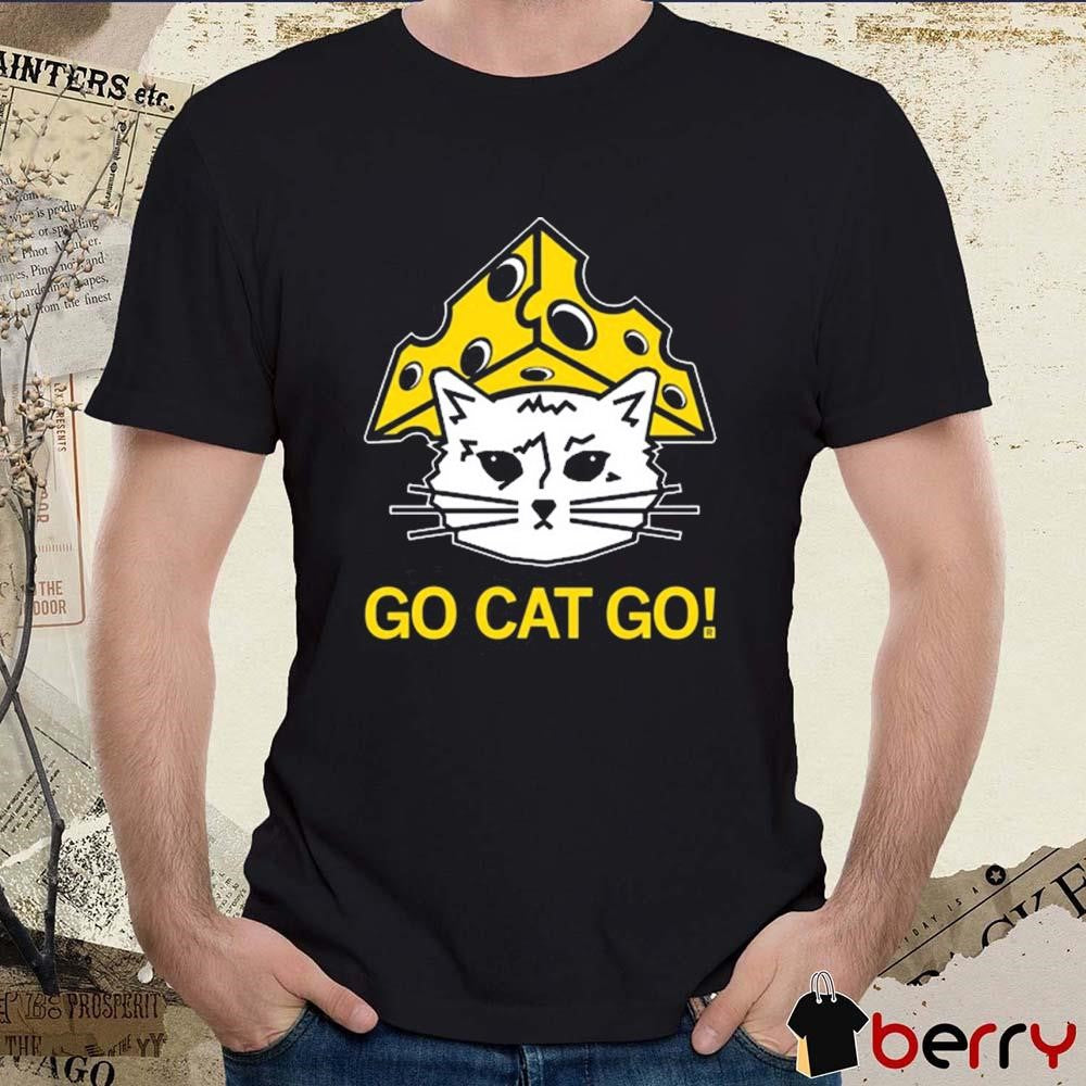 Raygun Cheesehead Gary Go Cat Go t-shirt