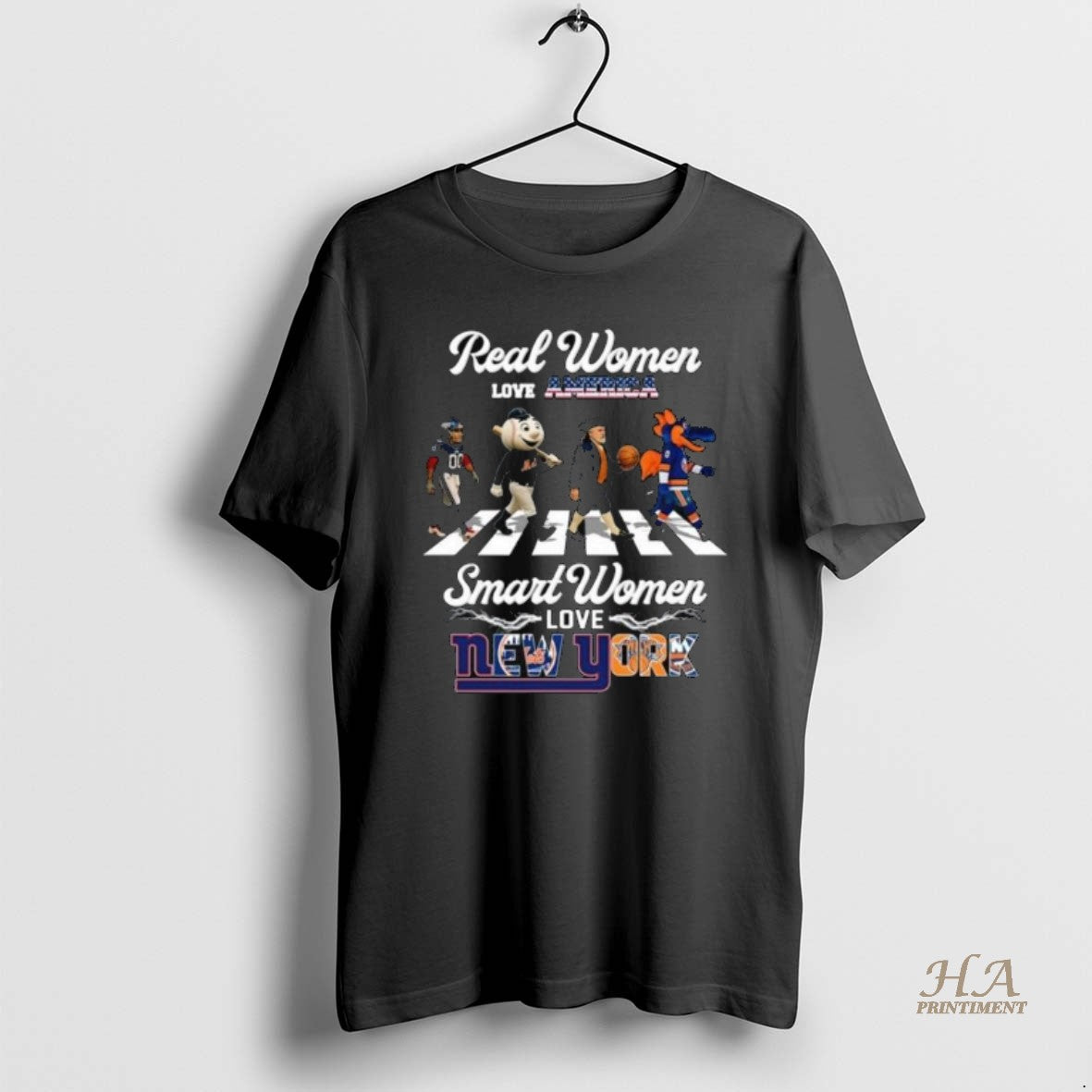 Official Real Women Love America Smart Women Love New York City Sports Giants Mets Knicks T-Shirts, Hoodie, Sweatshirt
