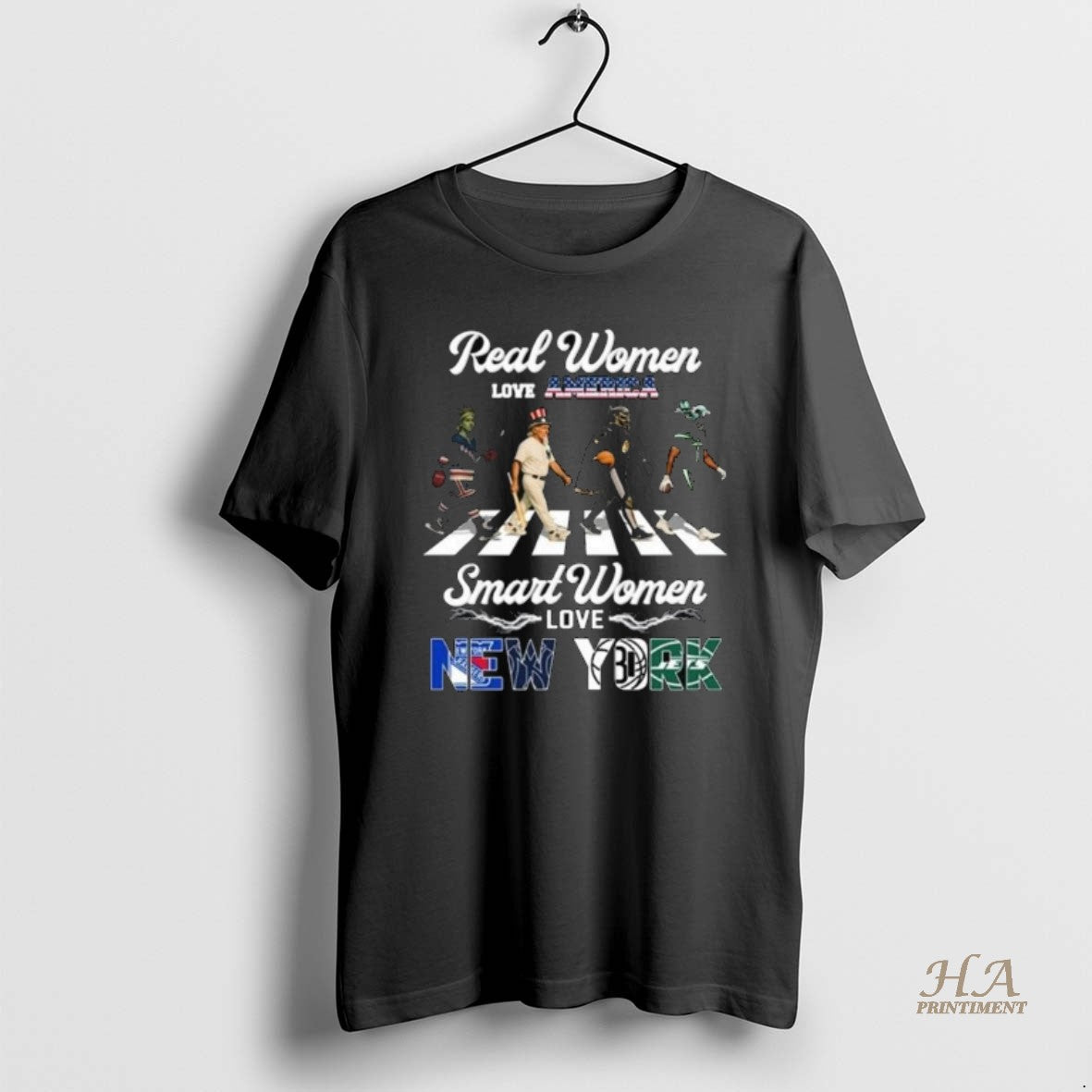 Official Real Women Love America Smart Women Love New York City Sports Rangers Yankees Nets T-Shirts, Hoodie, Sweatshirt
