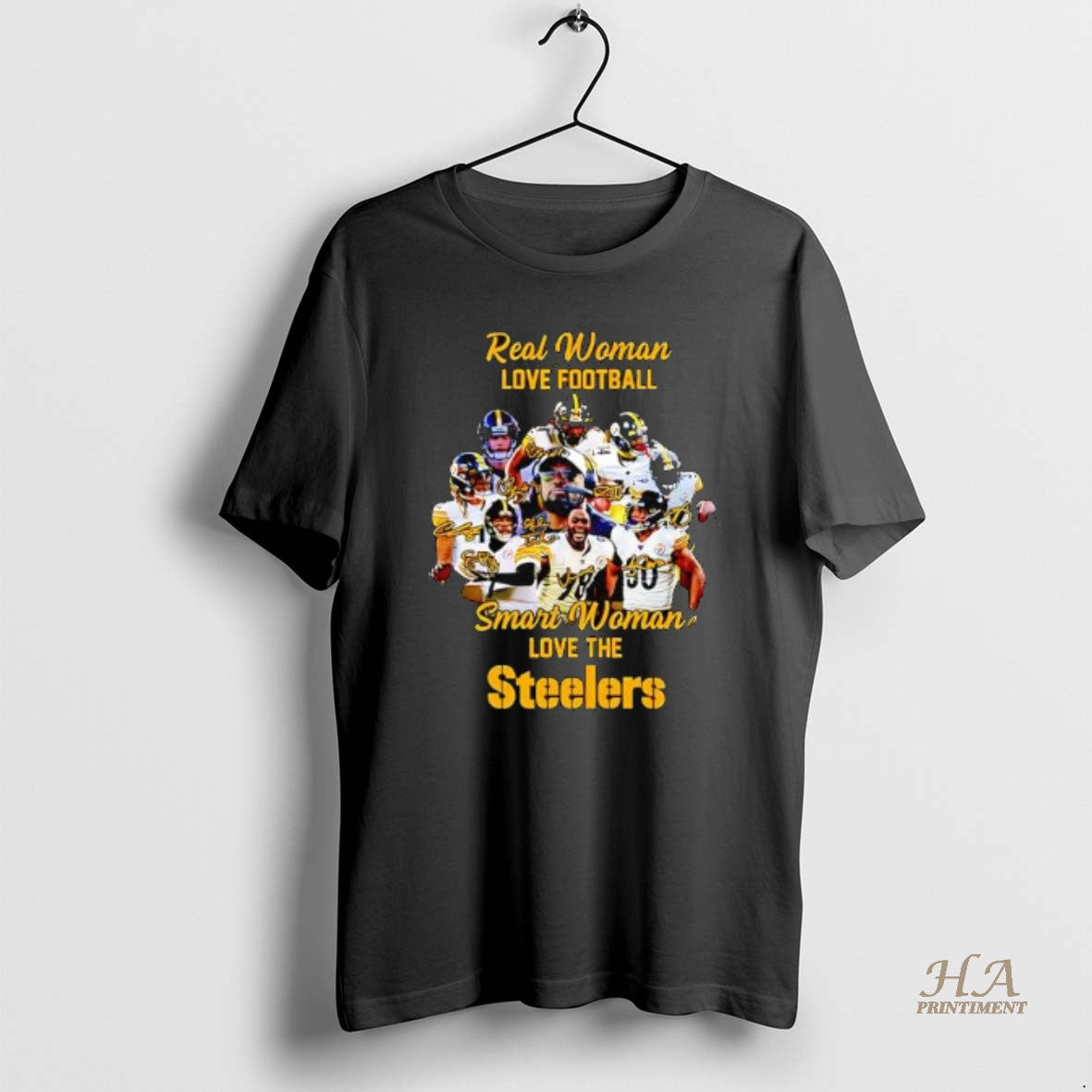 Official Real Women Love Football Smart Women Love The Steelers T-Shirts, Hoodie, Sweatshirt | InkNestWear.com
