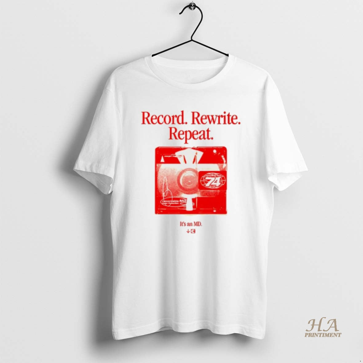 Official Record Rewrite Repeat Its An Md T-Shirts, Hoodie, Sweatshirt | InkNestWear.com