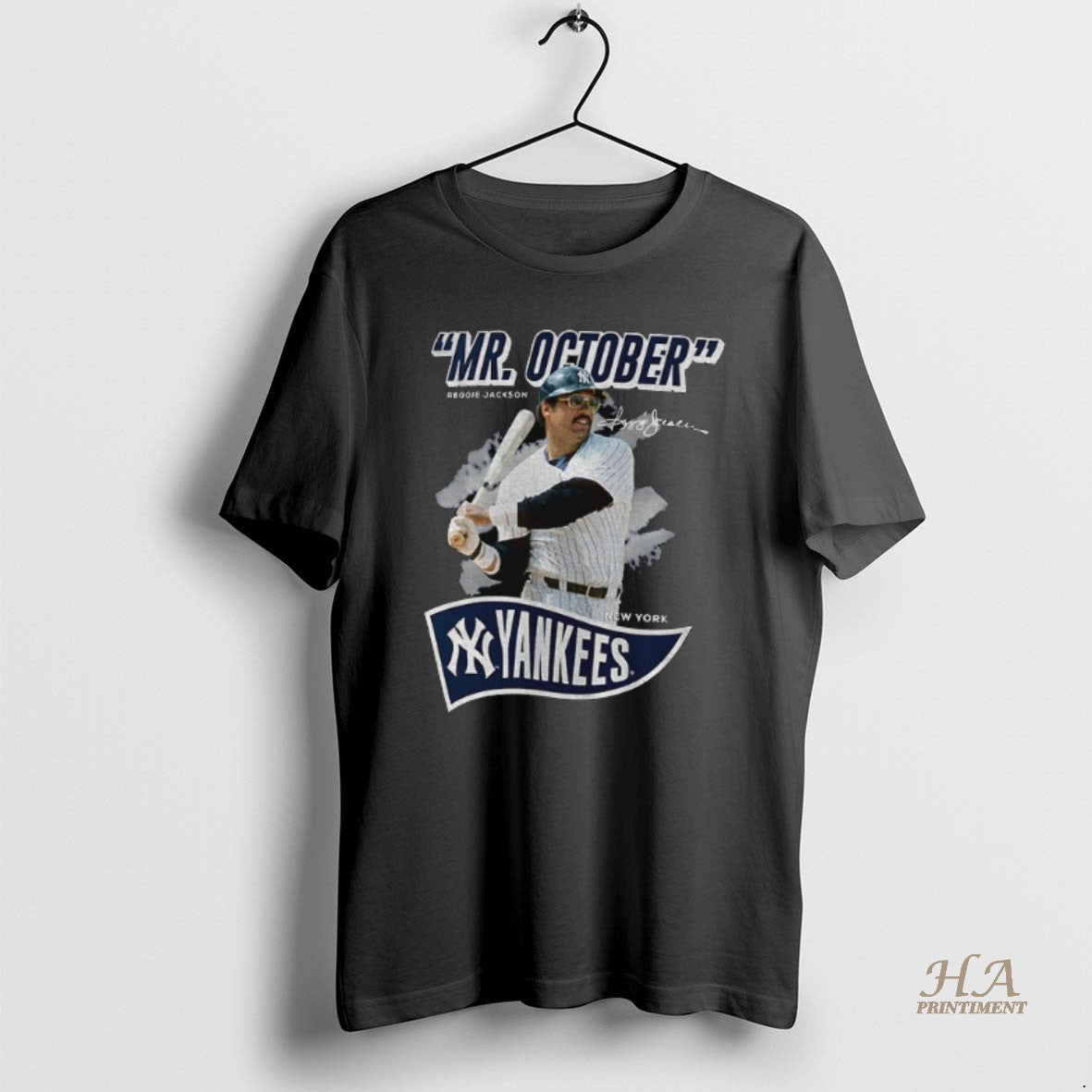 Official Reggie Jackson Mr October New York Yankees Baseball Mlb Player Signature T-Shirts, Hoodie, Sweatshirt