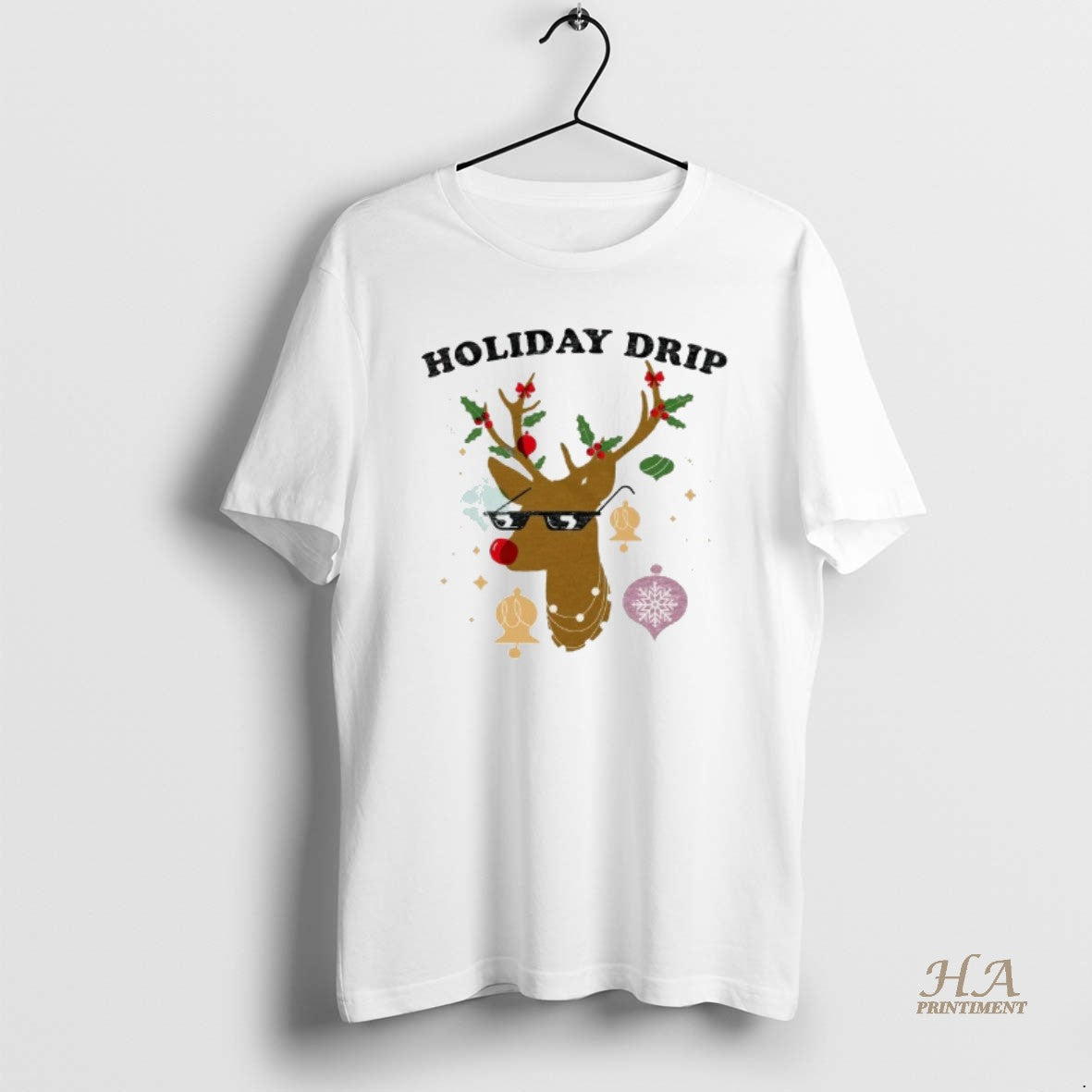 Official Reindeer Holiday Drip Christmas T-Shirts, Hoodie, Sweatshirt | InkNestWear.com