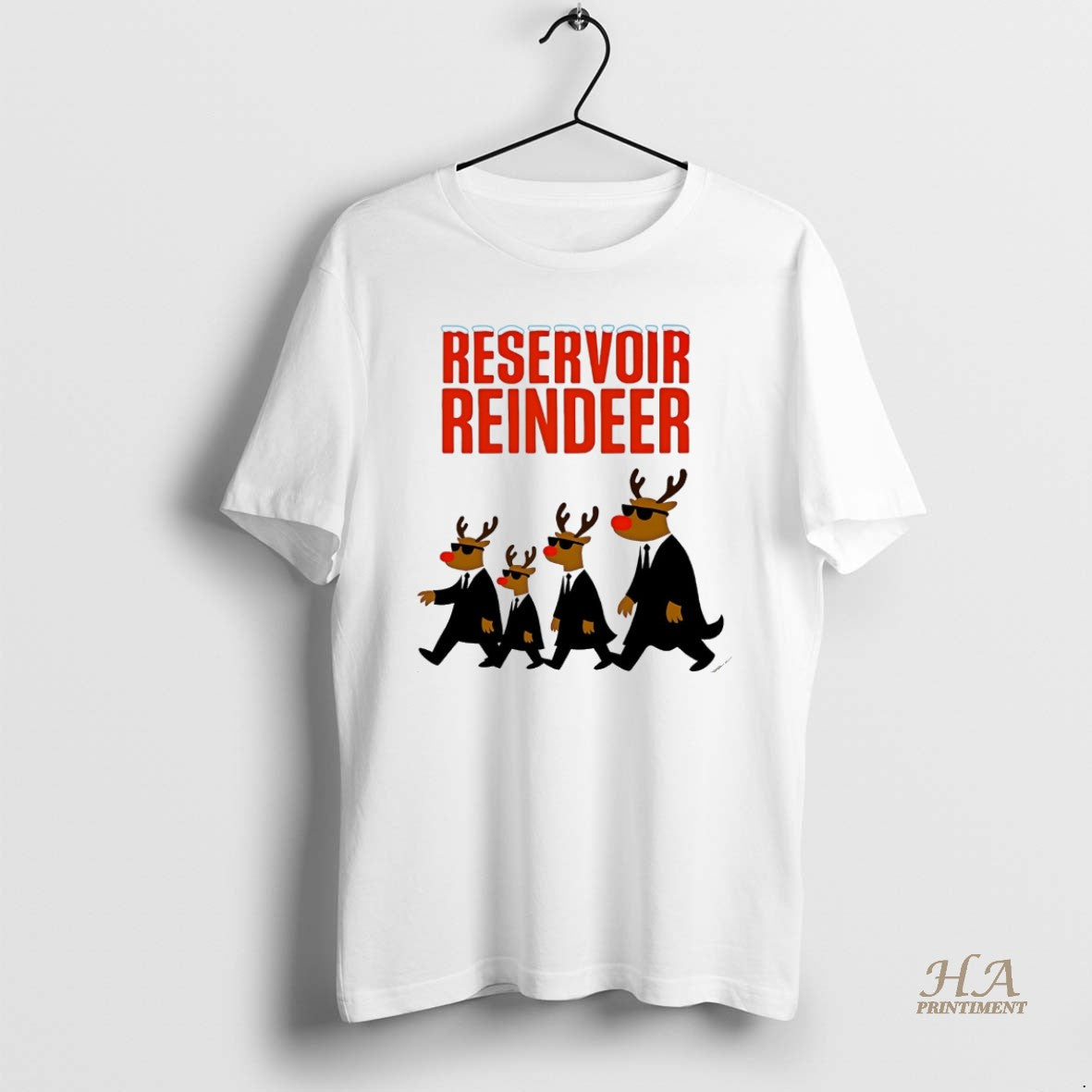Official Reservoir Reindeer Christmas White T-Shirts, Hoodie, Sweatshirt | InkNestWear.com